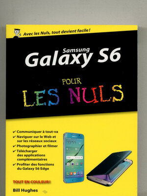 cover image of Samsung Galaxy S6 pour les Nuls, édition poche